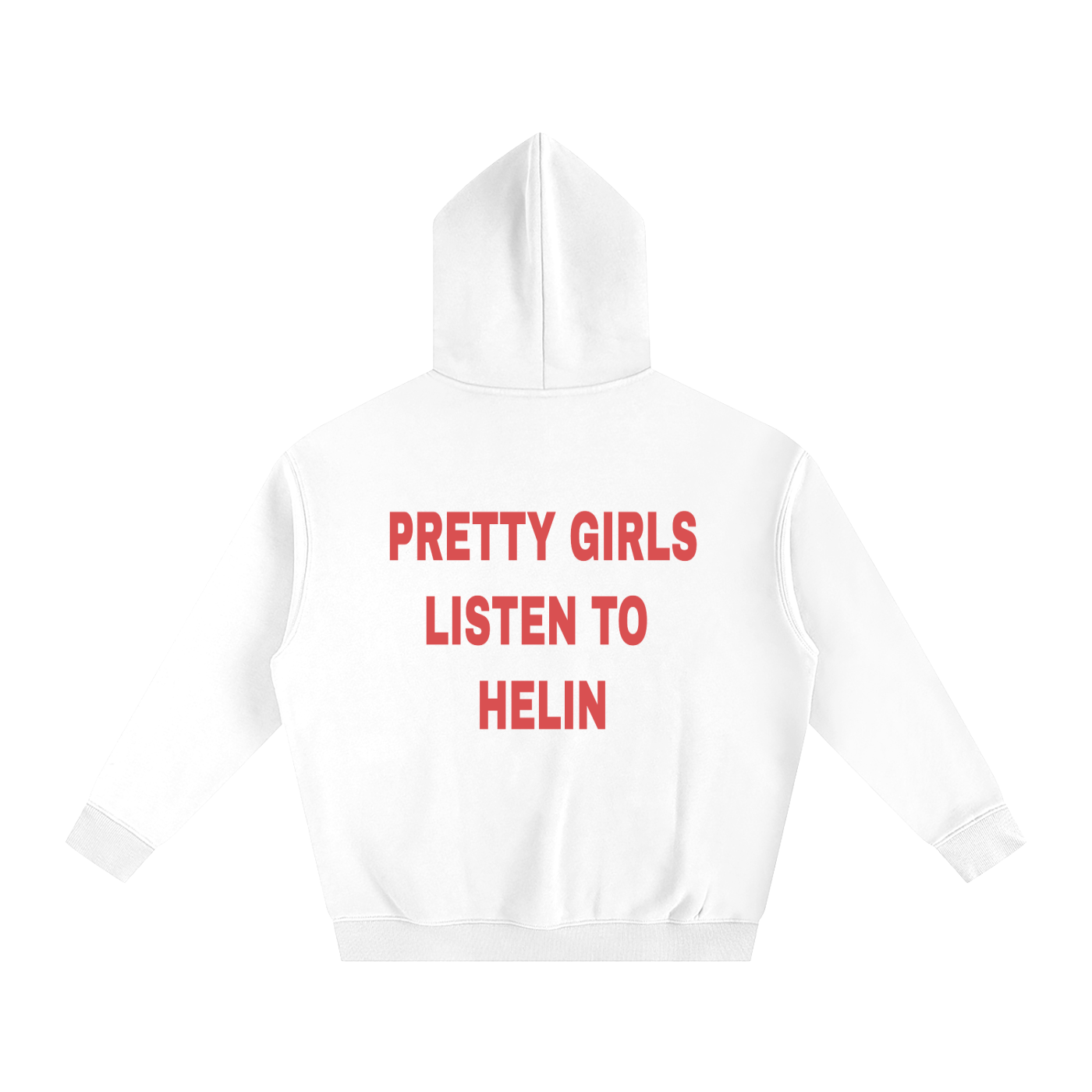 Pretty Girl Oversized Fleece Hoodie