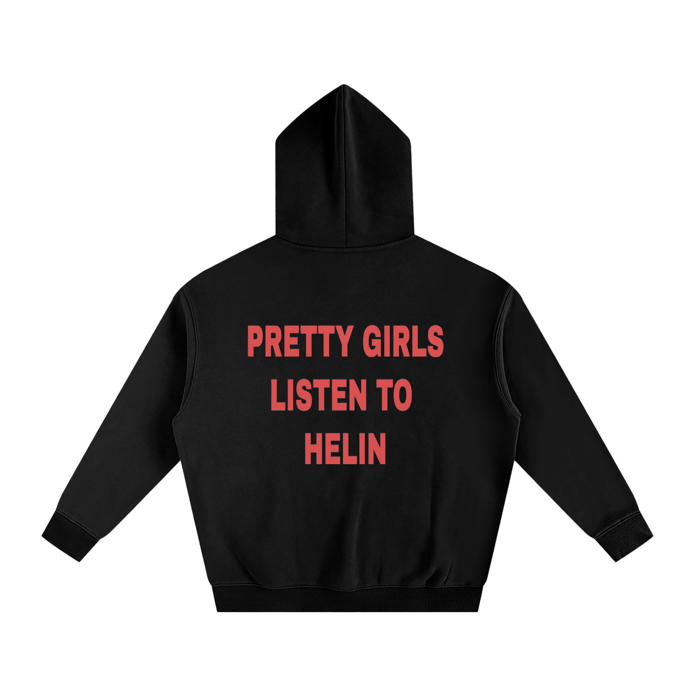 Pretty Girl Oversized Fleece Hoodie